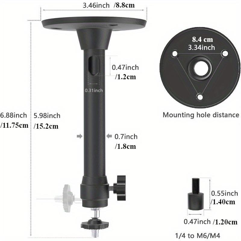 Ceiling Wall Projector Mount, Universal Ceiling Wall Projector Mount, Projector Bracket, Suitable for QKK, DR.J, DBPOWER, Anker, VANKYO, AAXA, Jinhoo, PVO, TMY, AuKing