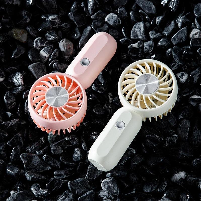 Portable Handheld Fan, 1 Count USB Rechargeable 3-speed Wind Adjustment Fan, Mini Fan for Home, Office, Outdoor, Travel