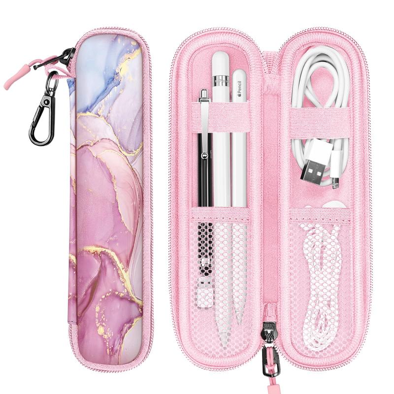 Fintie Pencil Holder Case for Apple Pencil Samsung Stylus Surface Pen - Soft Neoprene Zipper Carrying Bag for Stylus