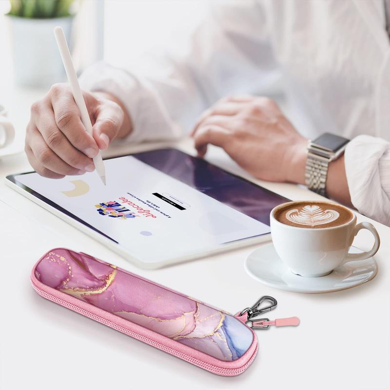 Fintie Pencil Holder Case for Apple Pencil Samsung Stylus Surface Pen - Soft Neoprene Zipper Carrying Bag for Stylus