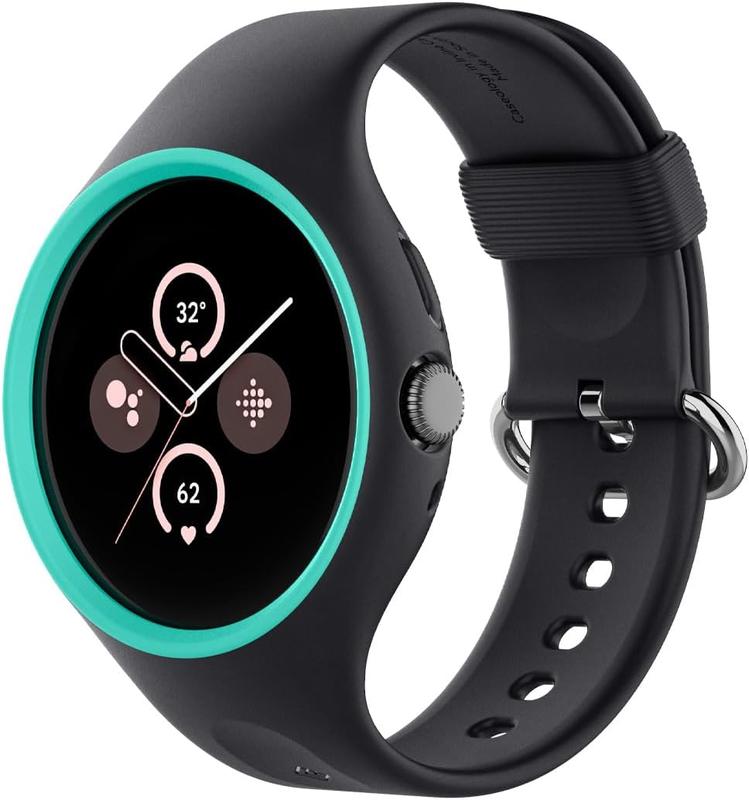 Nano Pop for  Pixel Watch 3 Case 45mm [Band with Case] (2024) - Prune Charcoal