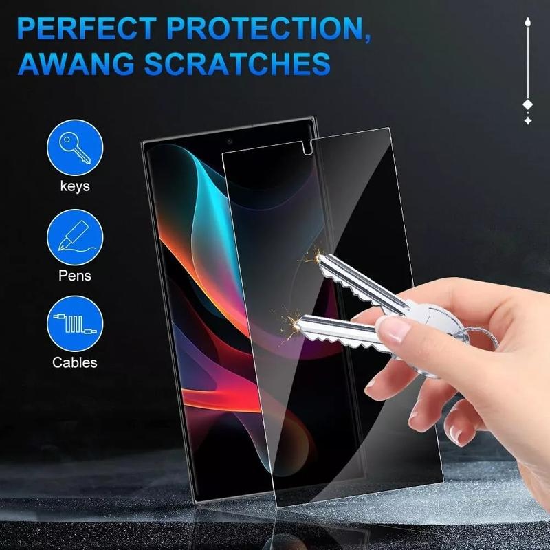 3 Pack For Samsung Galaxy S24 Ultra S24 Plus S24 Privacy Anti-Spy Tempered Glass Screen Protector