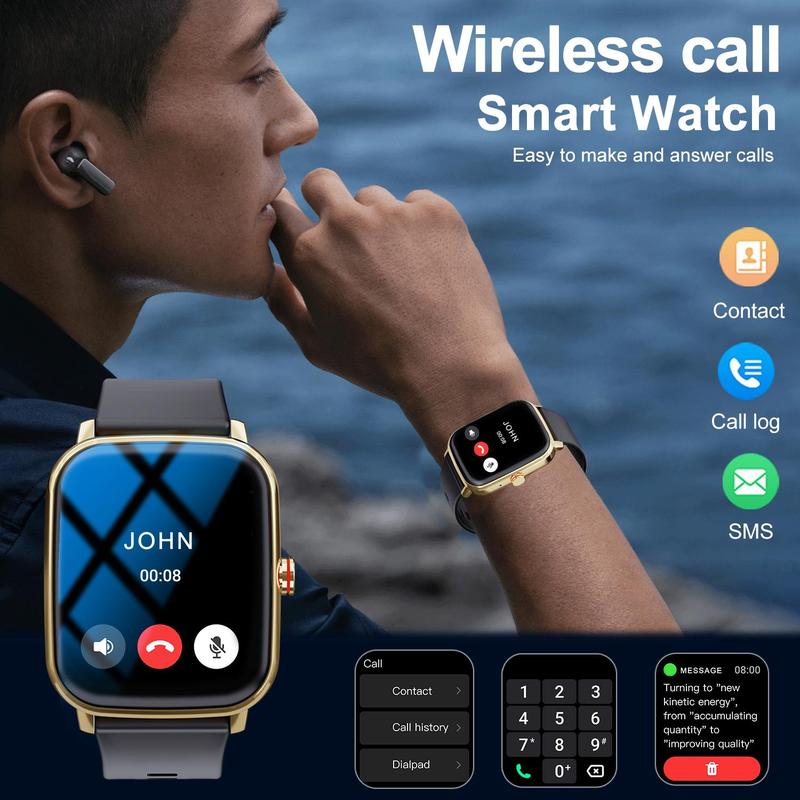 Multifunctional Smart Watch, Fashion Digital Watch, Wireless Calling dialing, Sports Watch for Women & Men