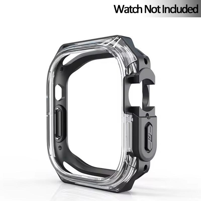 Two Tone Watch Case for Apple Watch Ultra 2 49mm, 1 Count Anti-scratch Smart Watch Protective Cover, Watch Protective Case, Smart Watch Accessories