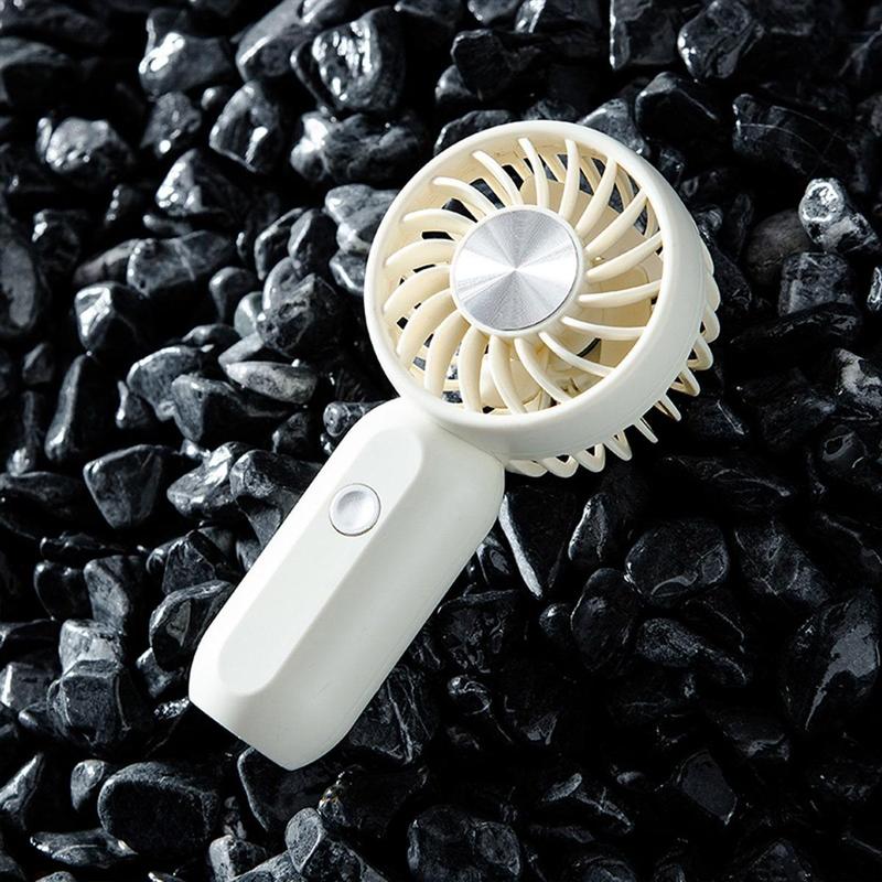 Portable Handheld Fan, 1 Count USB Rechargeable 3-speed Wind Adjustment Fan, Mini Fan for Home, Office, Outdoor, Travel