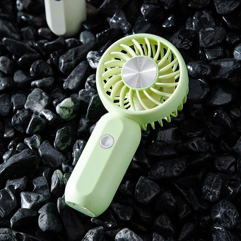 Portable Handheld Fan, 1 Count USB Rechargeable 3-speed Wind Adjustment Fan, Mini Fan for Home, Office, Outdoor, Travel