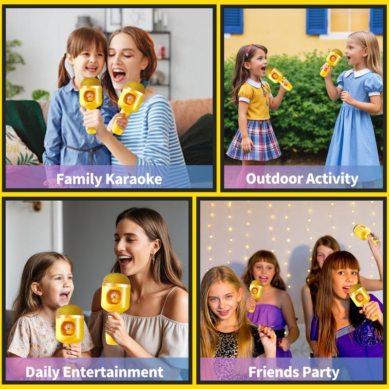 Kids Singing Toy - Bluetooth Karaoke Microphone for Endless Singing Fun Audio Handheld