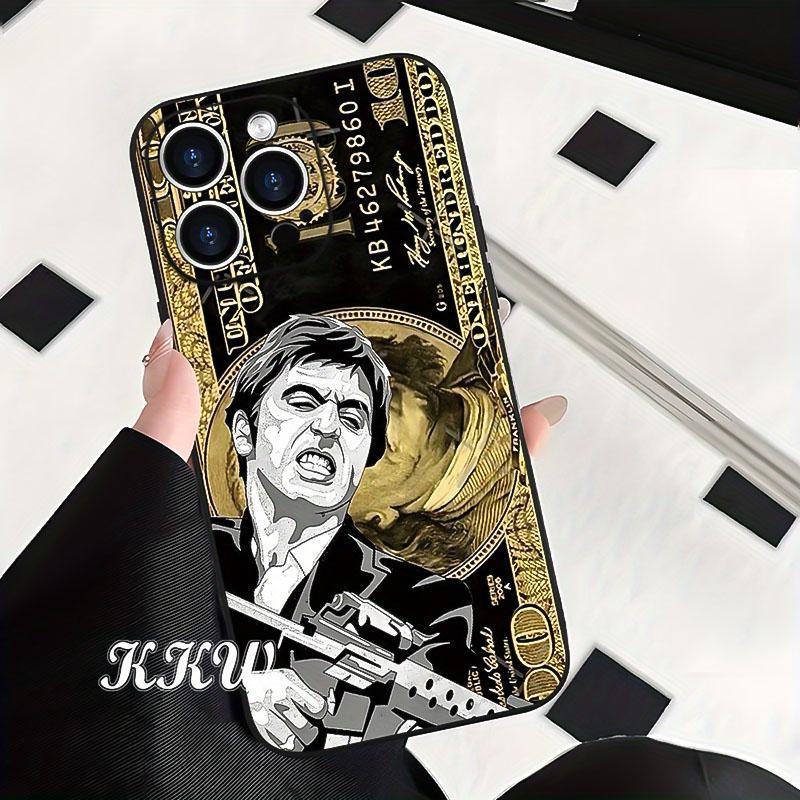 Creative Money Pattern Phone Case, Anti-drop Phone Protective Cover, Phone Accessory Compatible with iPhone 11 12 13 14 15 16 Pro Max