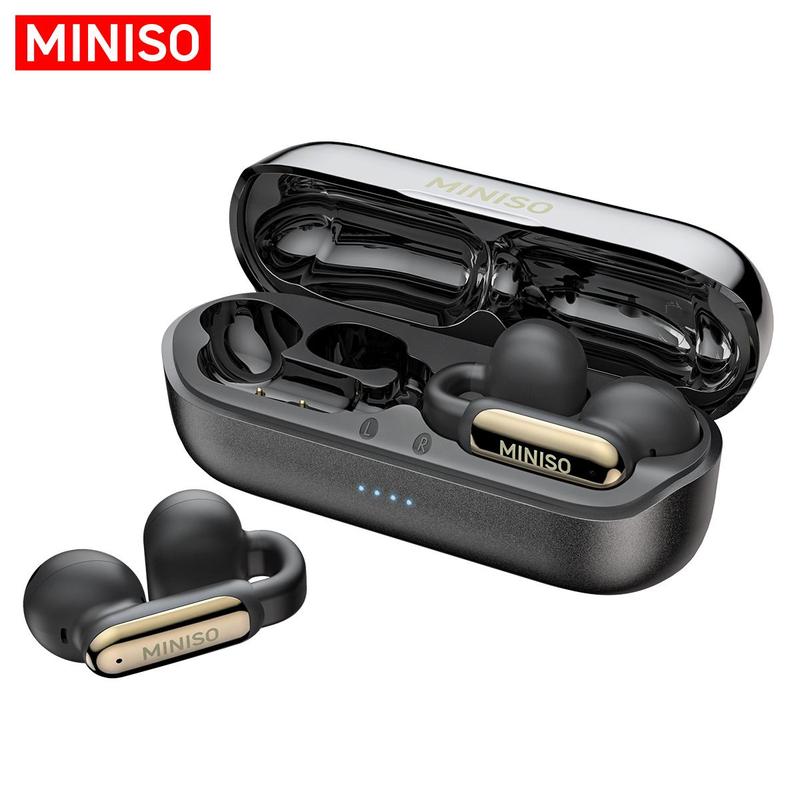 MINISO X36 Wireless Bone Conduction Earphones, Waterproof Earbuds, Bluetooth-compatible Wireless Earbuds for Mobile Phone, Ear Clip Design Running Earphones