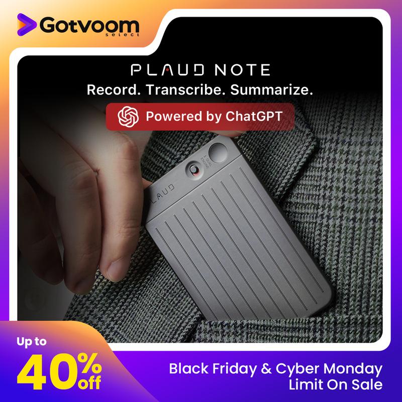 PLAUD NOTE AI Voice Recorder Empowered by ChatGPT. One-Press Recording and Playback. Note Recording & Phone Call Recording Accurately Record Based on Different Scenarios. Amazing Powerful Transcription & Summarization. 0.117-inch Slim Extremely Portable.