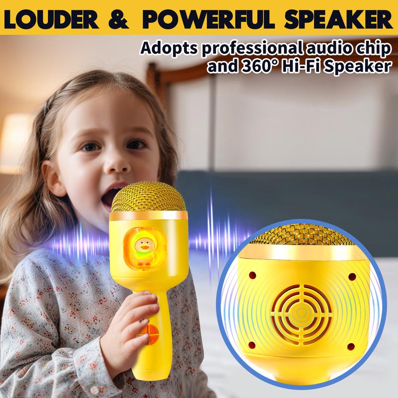 Kids Singing Toy - Bluetooth Karaoke Microphone for Endless Singing Fun Audio Handheld