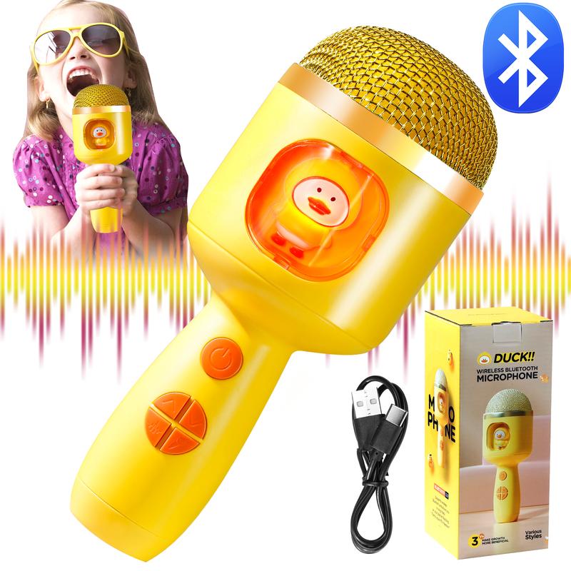 Kids Singing Toy - Bluetooth Karaoke Microphone for Endless Singing Fun Audio Handheld