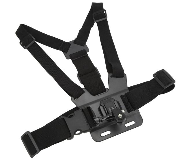 Mobile Phone and Camera Accessories - Adjustable Chest Mount Harness with Installation Bracket and Rotatable POV Holder Smartphone Cellphone