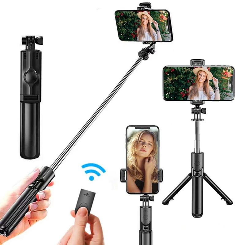 Anti-shake Selfie Stick, 1 Count Mobile Phone Live Three-legged Stable Lengthening Bracket, Retractable Handheld Type Selfie Stick