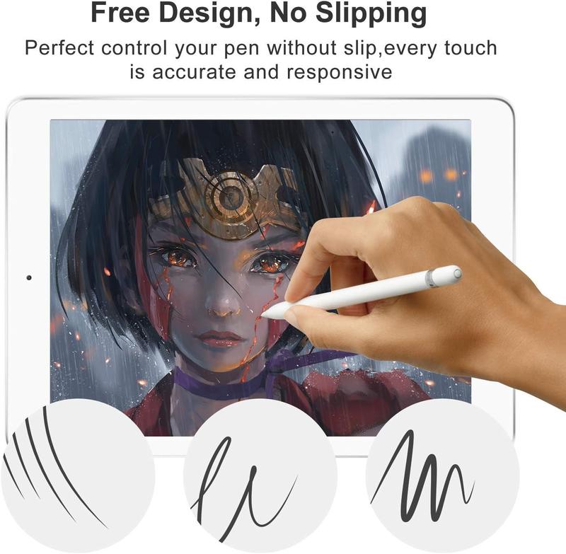 [2 PACK] Paper Screen Protector for iPad 9th 8th 7th Generation (10.2 Inch, 2021 2020 2019), Matte PET Film for iPad 10.2, Write and Draw Like on Paper, Anti Glare Screen Protector