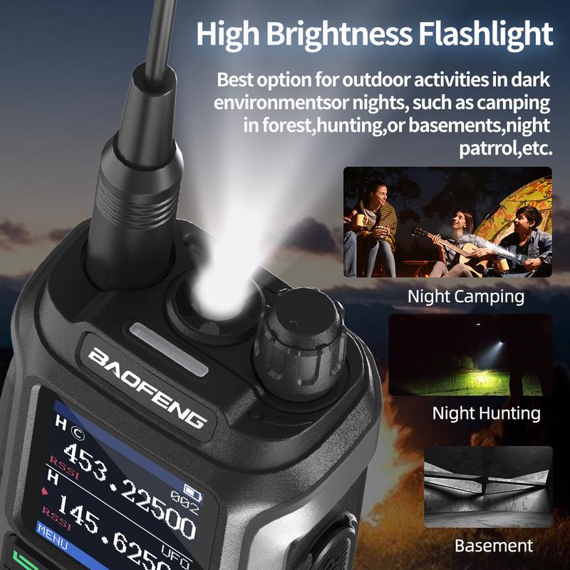 Baofeng UV-21 Pro V2 Air Band Walkie Talkie Wireless Copy Frequency AM Type-C Long Range Upgrade UV-5R Ham Radio