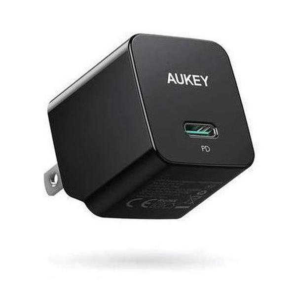 [Buy 3 Get Free Shipping] AUKEY Wall Charger Mini 20W Fast Charging USB Type-C Charger PA-Y20S Plug Tablet Electronic Smartphone