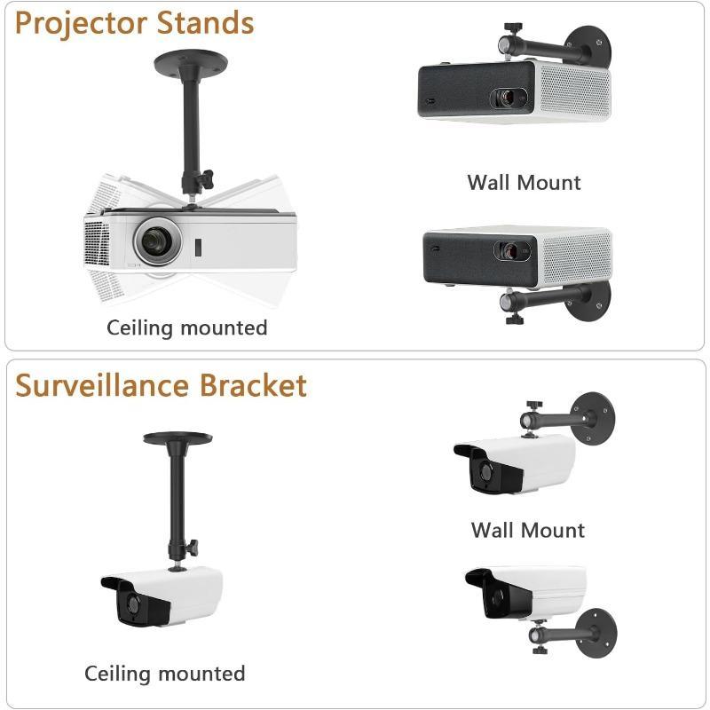 Ceiling Wall Projector Mount, Universal Ceiling Wall Projector Mount, Projector Bracket, Suitable for QKK, DR.J, DBPOWER, Anker, VANKYO, AAXA, Jinhoo, PVO, TMY, AuKing