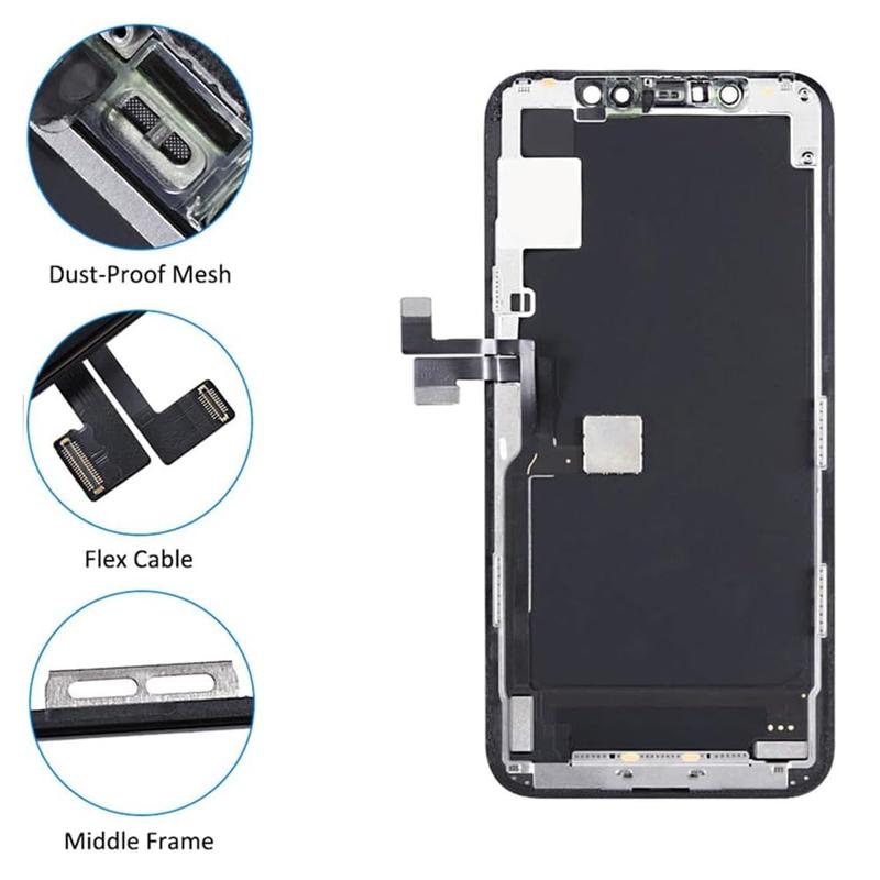 LCD Screen Replacement for iPhone 11 Pro, LCD Display Touch Screen Digitizer Assembly Replacement, Screen Replacement for iPhone 11 Pro