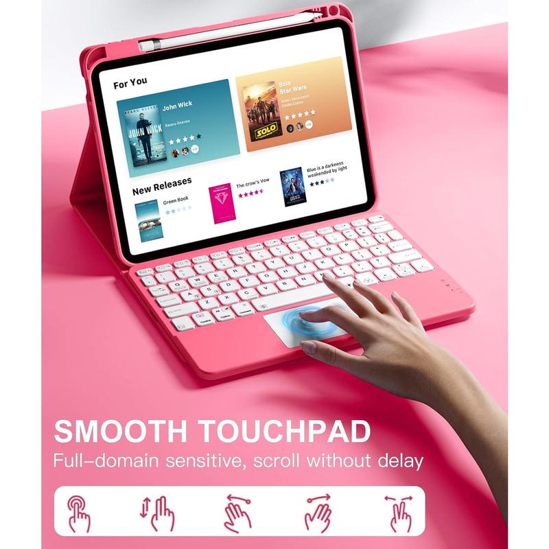 Compatible for iPad 10th Generation Case with Keyboard (10.9