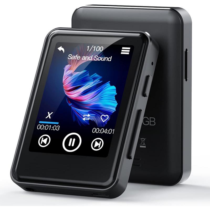 64GB MP3 Player Bluetooth 5.2 with 2.4