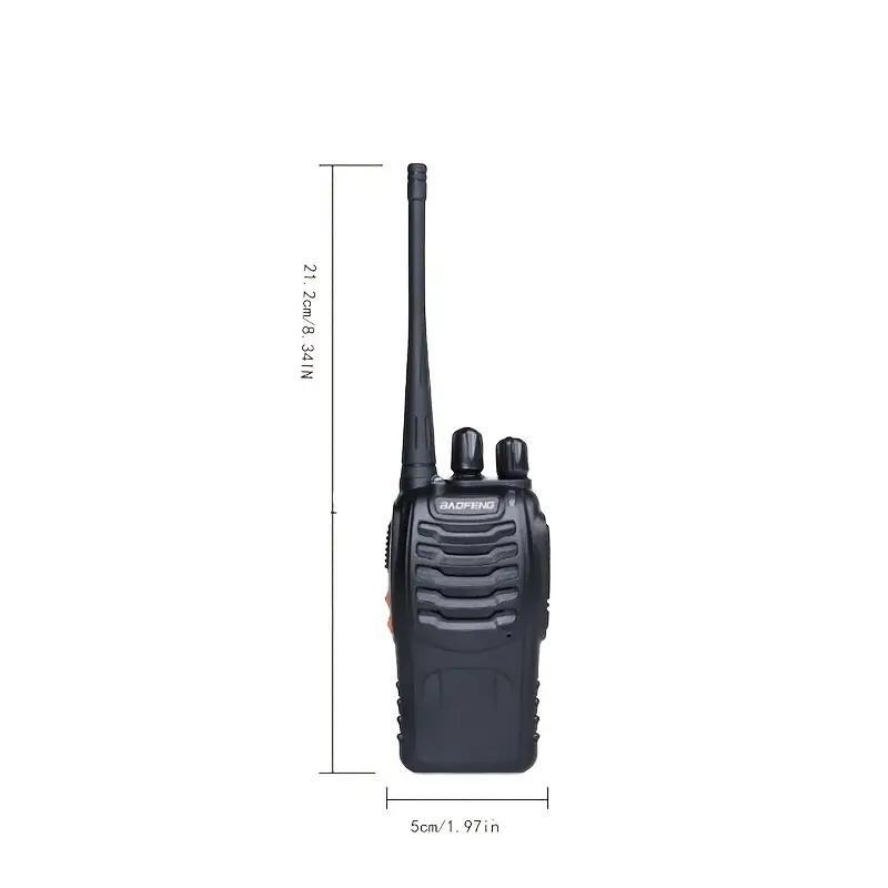 USB Rechargeable Walkie Talkie, 1 Count 16 Channel Two Way Radio, Portable Handheld Walkie Talkie for Outdoor Camping Hiking