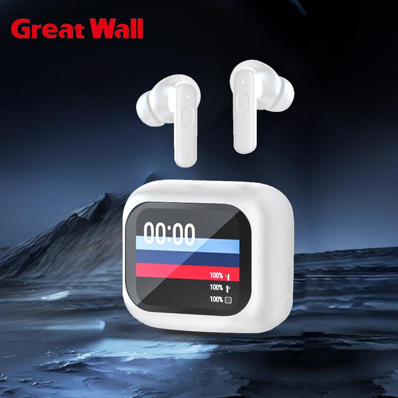 Original GreatWall ANC Wireless Earbud Bluetooth Earphone Touch Screen Control Active Noise Reduction In Ear TWS Wireless Earbuds  Audio Headphones Noise Cancelling