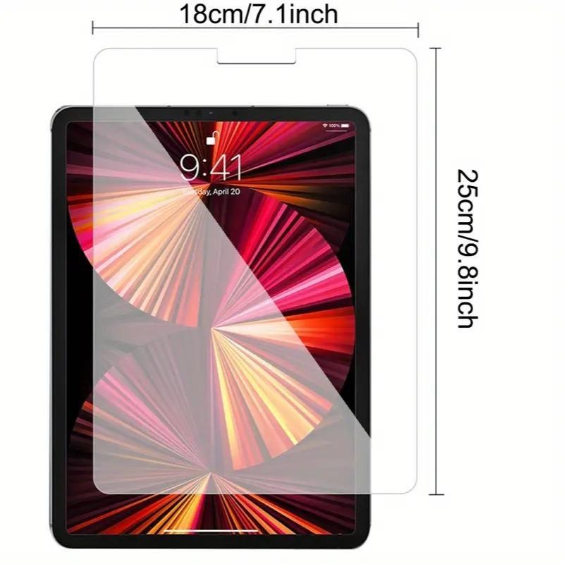 Tempered Glass Tablet Screen Protector, HD 9H Tablet Screen Protective Film, Tablet Tempered Glass Film for iPad Mini Air Pro Series