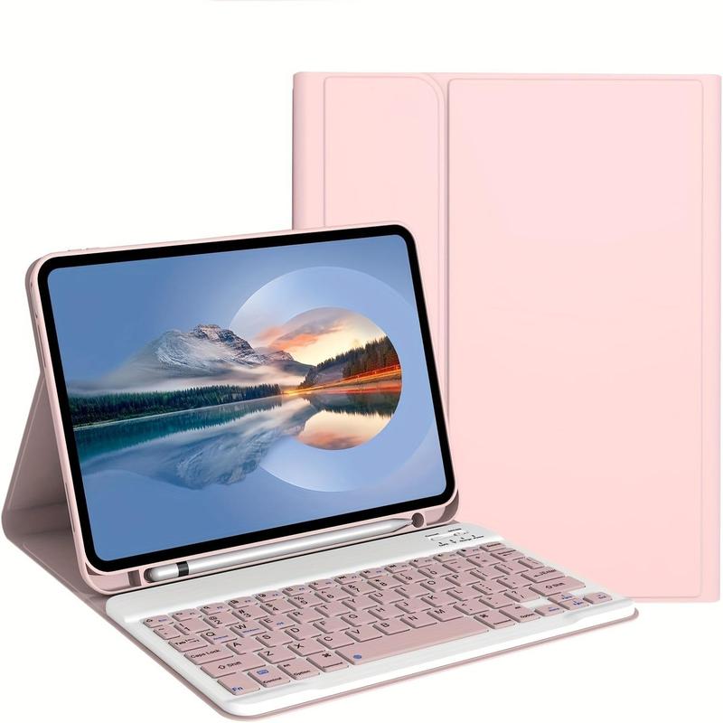 Keyboard Case Compatible with iPad 10th Generation 10.9 Inch 2022, Detachable Keyboard Case with Pencil Holder, Tablet & Computer Accessories