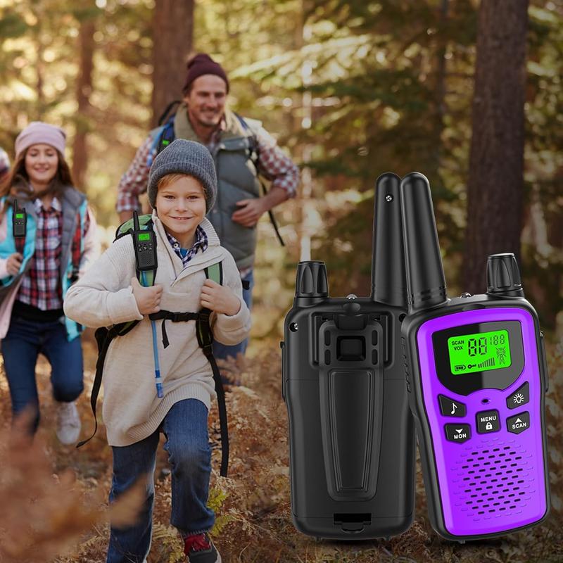 Walkie Talkies,Erelis Long Rang Walkie Talkies with 22 FRS Channels,Walkie Talkies for Adults with Lamp,VOX,LCD Display for Outdoor Activities