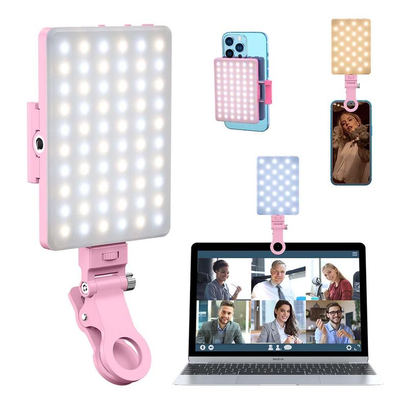 Compact Cellphone Selfie Fill Light for Summer, Rechargeable LED Selfie Ring Light, Clip-on Cellphone Camera Selfie Light, Smartphone Selfie Fill Light, Smartphone Accessories, Summer Gifts 2024