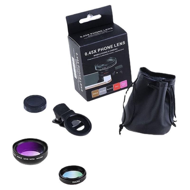 Universal Wide Angle Lens, 0.45X Phone Lens, Phone Accessories For iPhone & Android Phone