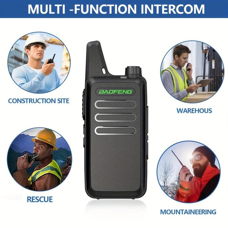 Baofeng BF-T20 Walkie Talkie, USB Rechargeable Long Range Walkie Talkie, Two Way Radio Talkies for Outdoor Camping Hiking