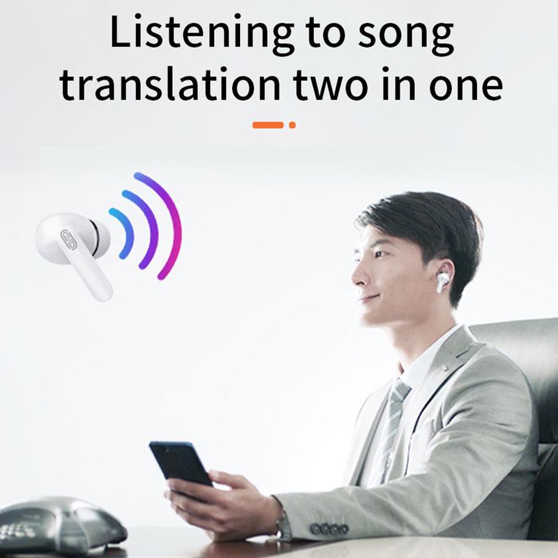 Language Translator Earbuds Supports 114 Languages Real Time High Accuracy Bluetooth Translation Earbuds with Speakers