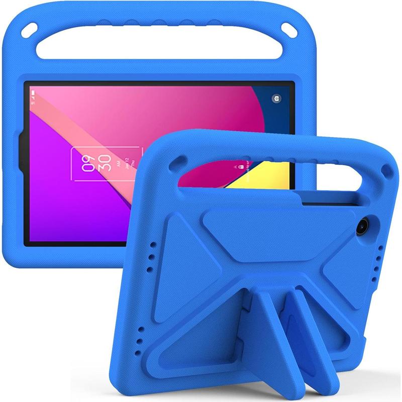 Case  for TCL Tab 8 LE (8.0 Inch) Model 9137W EVA Shockproof Handle Light Weight Stand Cover, Blue