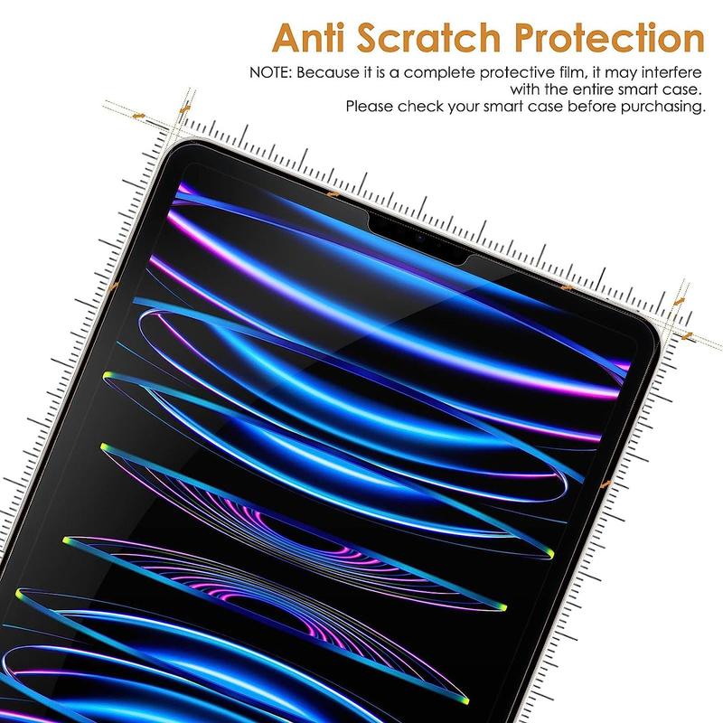 Tempered Glass Screen Protector, 1 Count Anti-scratch Screen Protective Film, Screen Protector for iPad Air 4 5 Generation iPad Pro 11