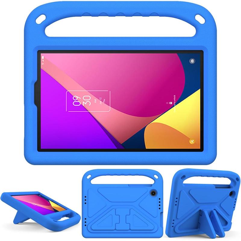 Case  for TCL Tab 8 LE (8.0 Inch) Model 9137W EVA Shockproof Handle Light Weight Stand Cover, Blue