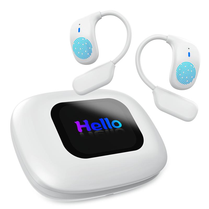 Smart Translation Earbuds – Supports 144 Languages Translation, AI Q&A, High-Quality Sound, Perfect for Business Travel & Leisure Ideal for international travel, with high-quality sound and real-time translation, ensuring smooth communication worldwide