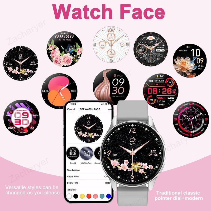 Multifunctional Smart Watch, Fashionable Digital Watch with Multi-Sport Modes & Weather Forcast, Sports Watch for Women & Men