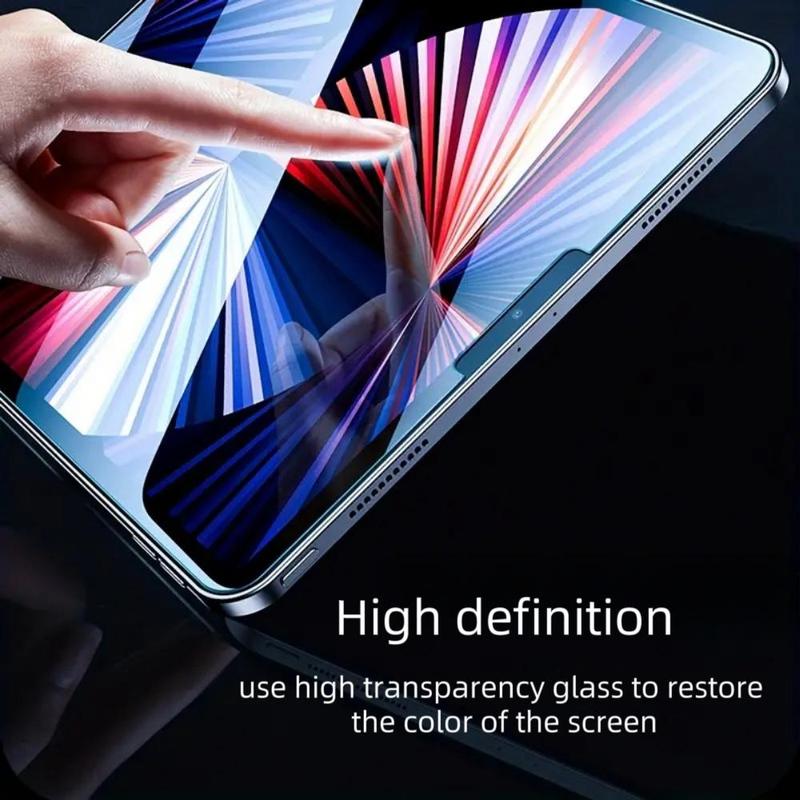 Tempered Glass Tablet Screen Protector, HD 9H Tablet Screen Protective Film, Tablet Tempered Glass Film for iPad Mini Air Pro Series