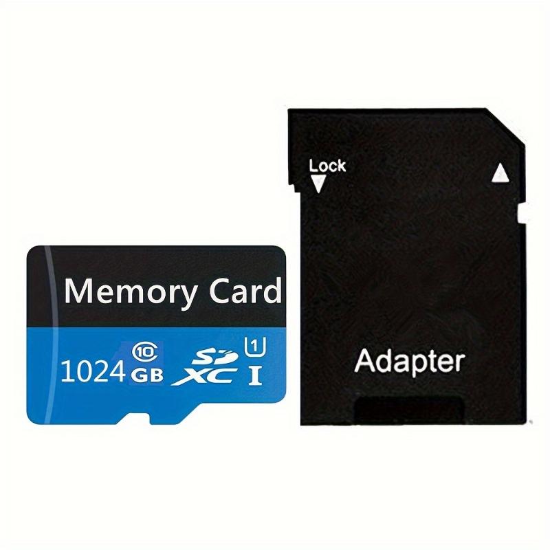 1TB Ultra High Speed Micro SD Card ith Adapter- 1024GB TF  SD Memory Card for Tablets, Cameras, Mobile Phones - Without Battery