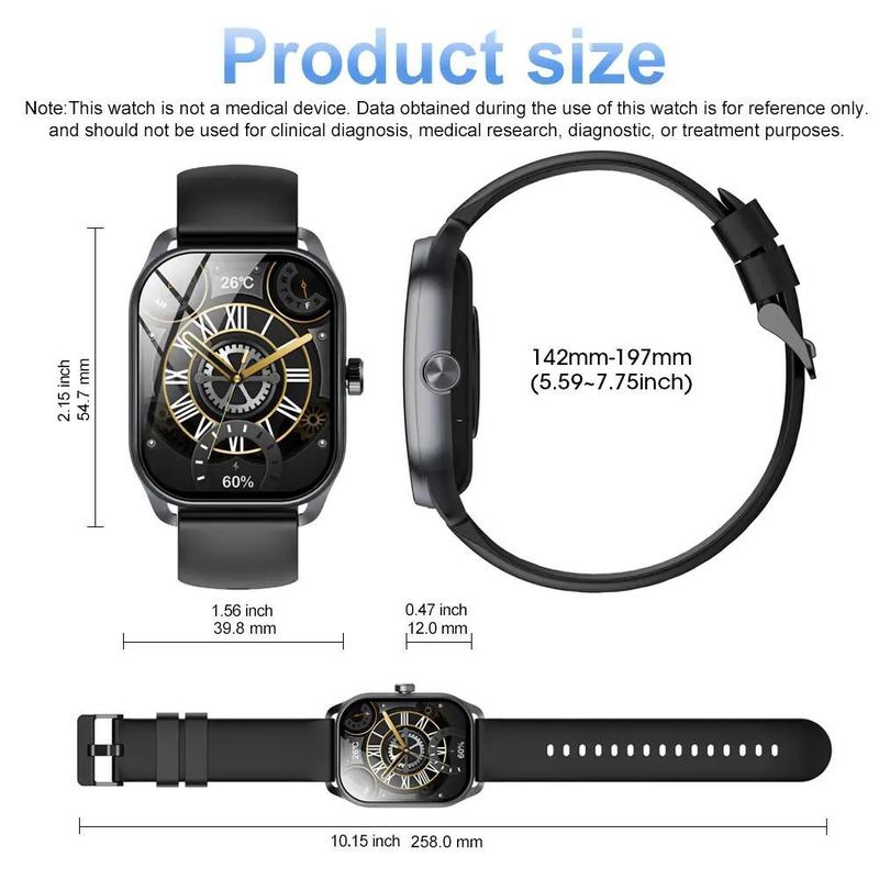 Smart Watch for Men Answer Make Calls, 2.01