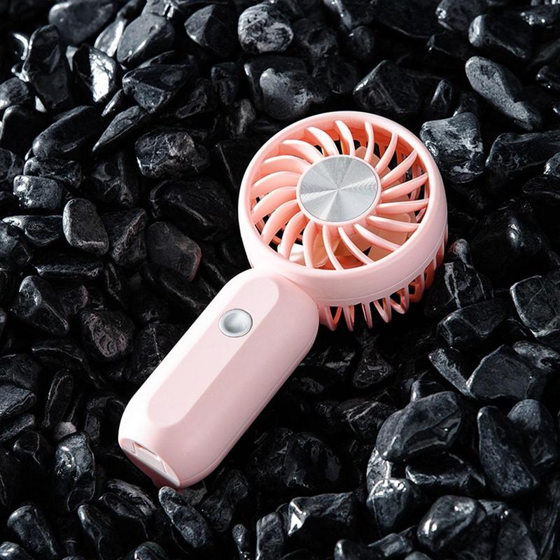 Portable Handheld Fan, 1 Count USB Rechargeable 3-speed Wind Adjustment Fan, Mini Fan for Home, Office, Outdoor, Travel