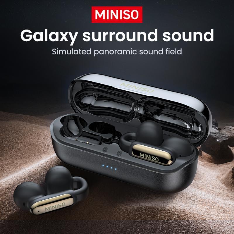 MINISO X36 Wireless Bone Conduction Earphones, Waterproof Earbuds, Bluetooth-compatible Wireless Earbuds for Mobile Phone, Ear Clip Design Running Earphones