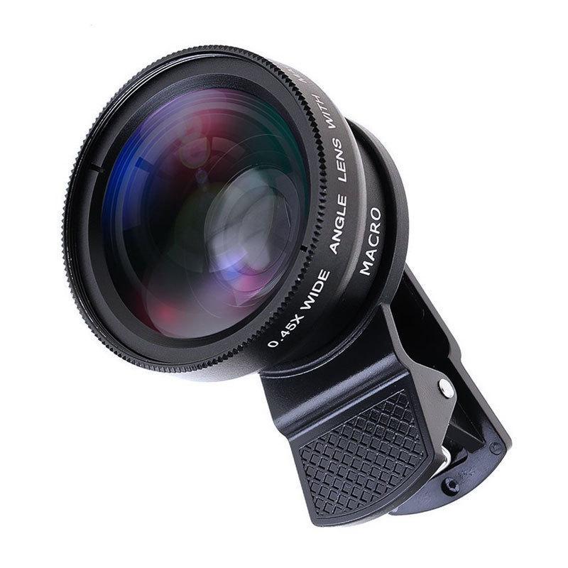 Universal Wide Angle Lens, 0.45X Phone Lens, Phone Accessories For iPhone & Android Phone