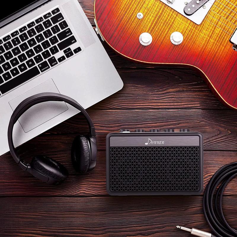 Mini Guitar Amp Small Electric Guitar Amplifier 5W Portable for Desktop Practice with a Retro British Tone DA-10 - YOUTH MUSIC