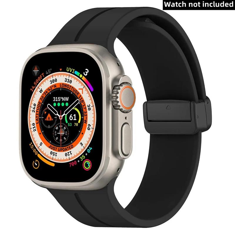 Magnetic Buckle Design Band for Apple Watch, Smart Watch Strap Band 41mm 42mm 44mm 45mm Series for Apple Watch Band