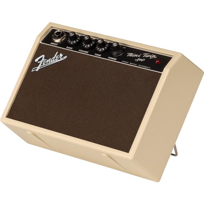 Fender Mini '65 Twin Electric Guitar Amplifier Miniature Portable Amp, Blonde