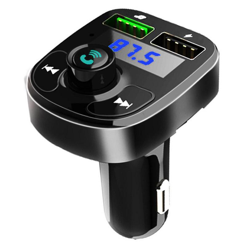 Wireless FM Transmitter, Car Music MP3 Player Support TF Card USB Flash Drive Playback, Handsfree Calling USB Car Charger, Car Electrical Appliances