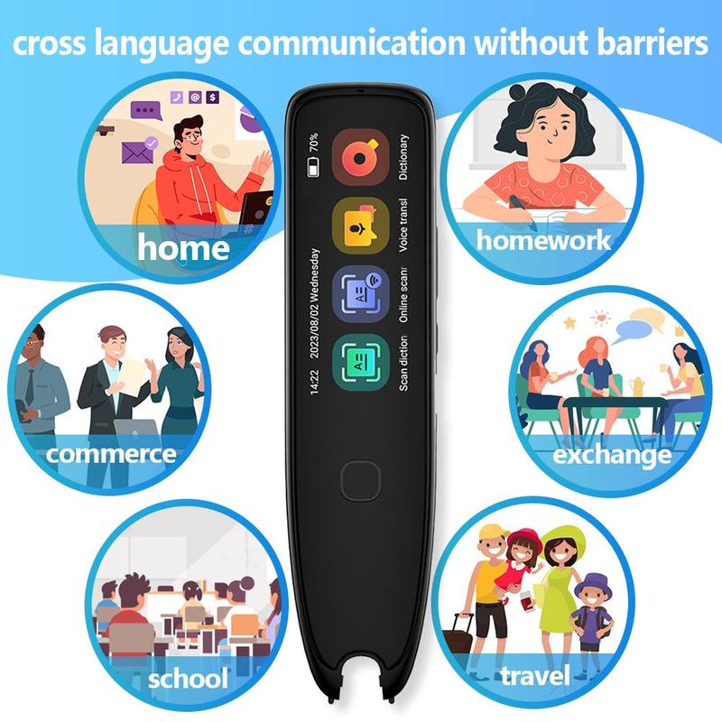 Christmas Gift, Professional Translation Pen with 134 Languages Two-way Translation, Supports 60 Languages Online Scanning & 10 Languages Offline Scanning